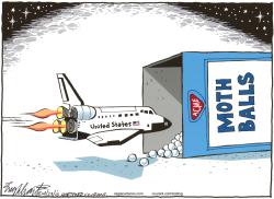 SPACE SHUTTLE by Bob Englehart