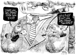 DEEP POCKETS ON WALL STREET by Daryl Cagle