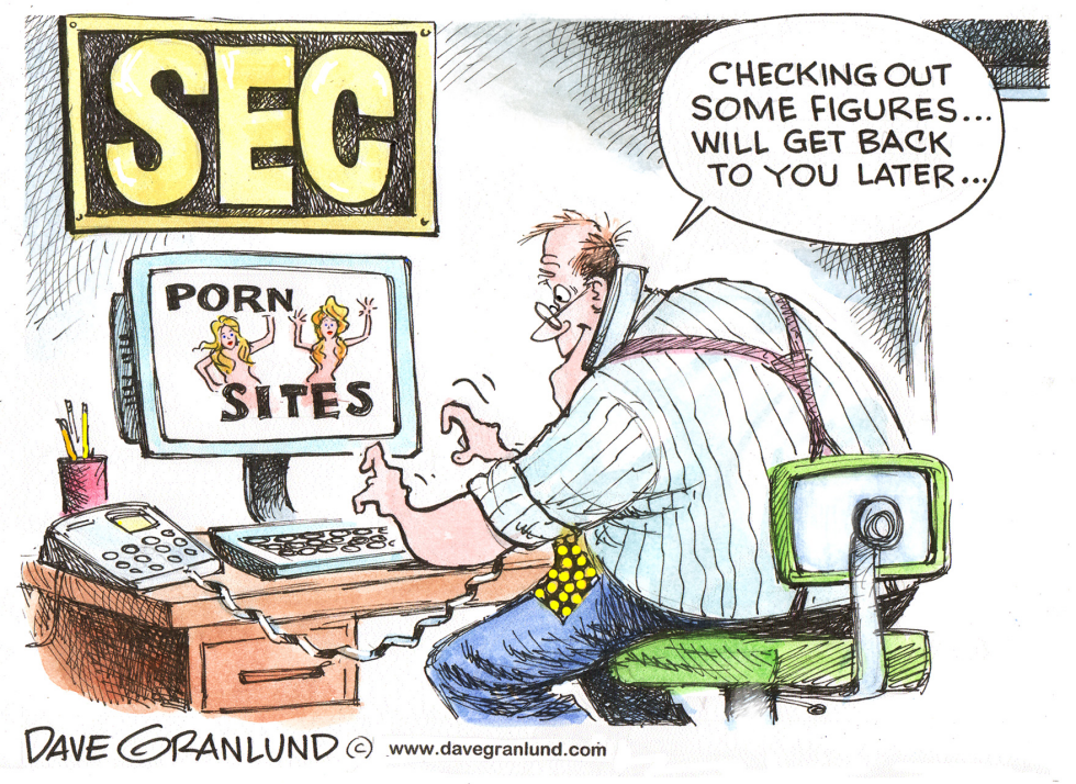  SEC PORN SCANDAL by Dave Granlund