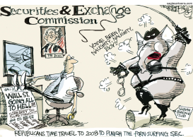 NAUGHTY SEC  by Pat Bagley