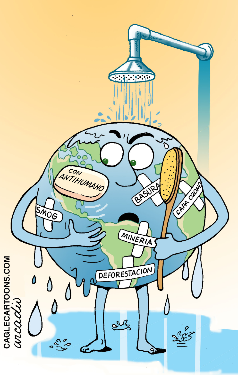  PLANETA LIMPIáNDOSE COL by Arcadio Esquivel