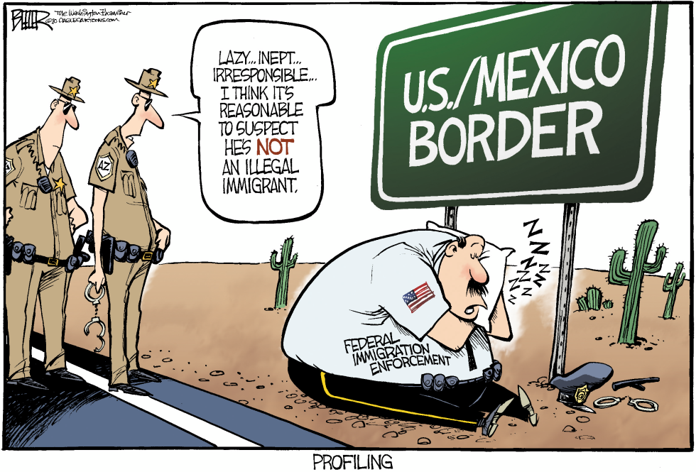  ILLEGAL IMMIGRATION by Nate Beeler