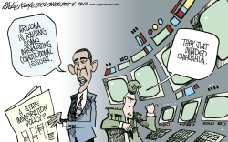 ARIZONA FOREIGN POLICY by Mike Keefe