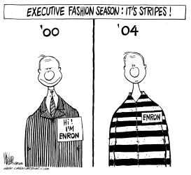 ENRON FASHIONS by Mike Lane