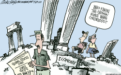 GREEK ECONOMY by Mike Keefe