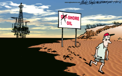 OFF-SHORE OIL by Mike Keefe