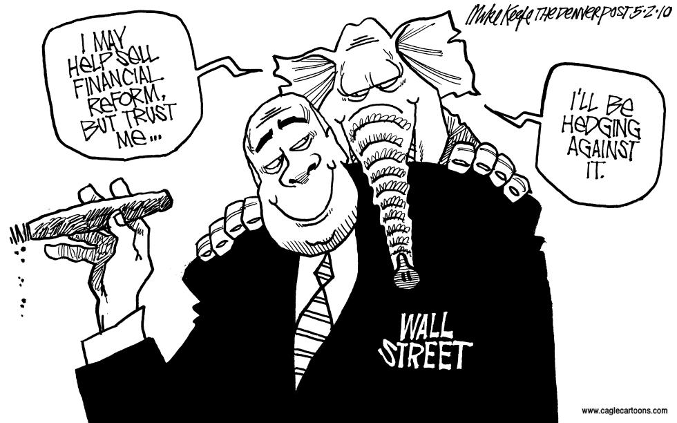  GOP ON FINANCIAL REFORM by Mike Keefe