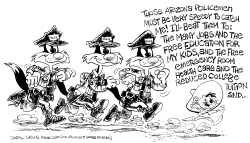 ARIZONA SPEEDY GONZALES by Daryl Cagle