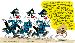 ARIZONA SPEEDY GONZALES  by Daryl Cagle