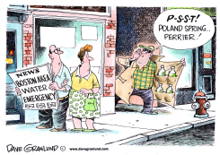 BOSTON WATER EMERGENCY by Dave Granlund