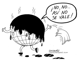 EL MUNDO TIRA LA TOALLA  by Arcadio Esquivel