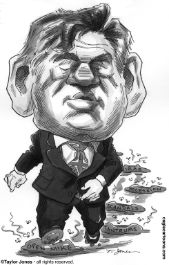 GORDON BROWN MARCHES ON by Taylor Jones