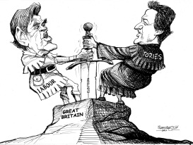 BRITISH ELECTION by Petar Pismestrovic