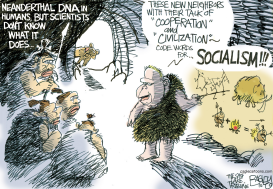 NEANDERTHAL BECK  by Pat Bagley