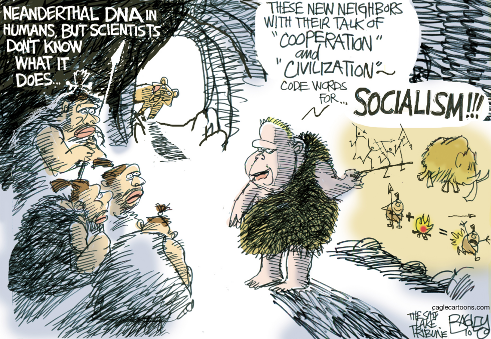  NEANDERTHAL BECK  by Pat Bagley