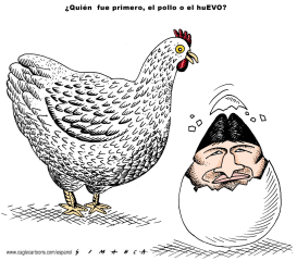 HUEVO MORALES  by Osmani Simanca