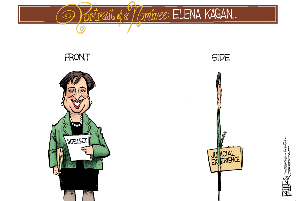  ELENA KAGAN by Nate Beeler