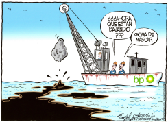 BP - BRITISH PETROLEUM  by Bob Englehart