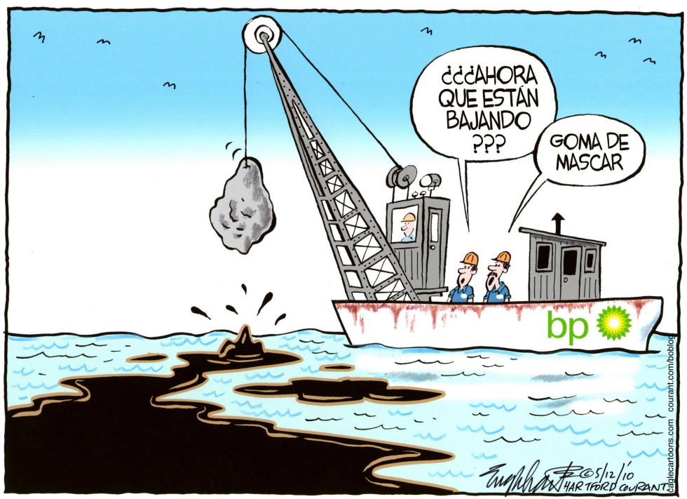  BP - BRITISH PETROLEUM  by Bob Englehart