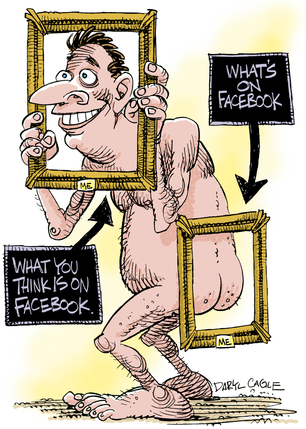  FACEBOOK PRIVACY  by Daryl Cagle