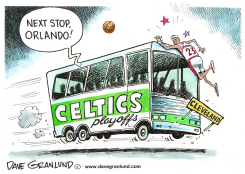 CELTICS BEAT CAVS IN PLAYOFFS by Dave Granlund