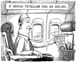 IF BP RAN AN AIRLINE by Adam Zyglis