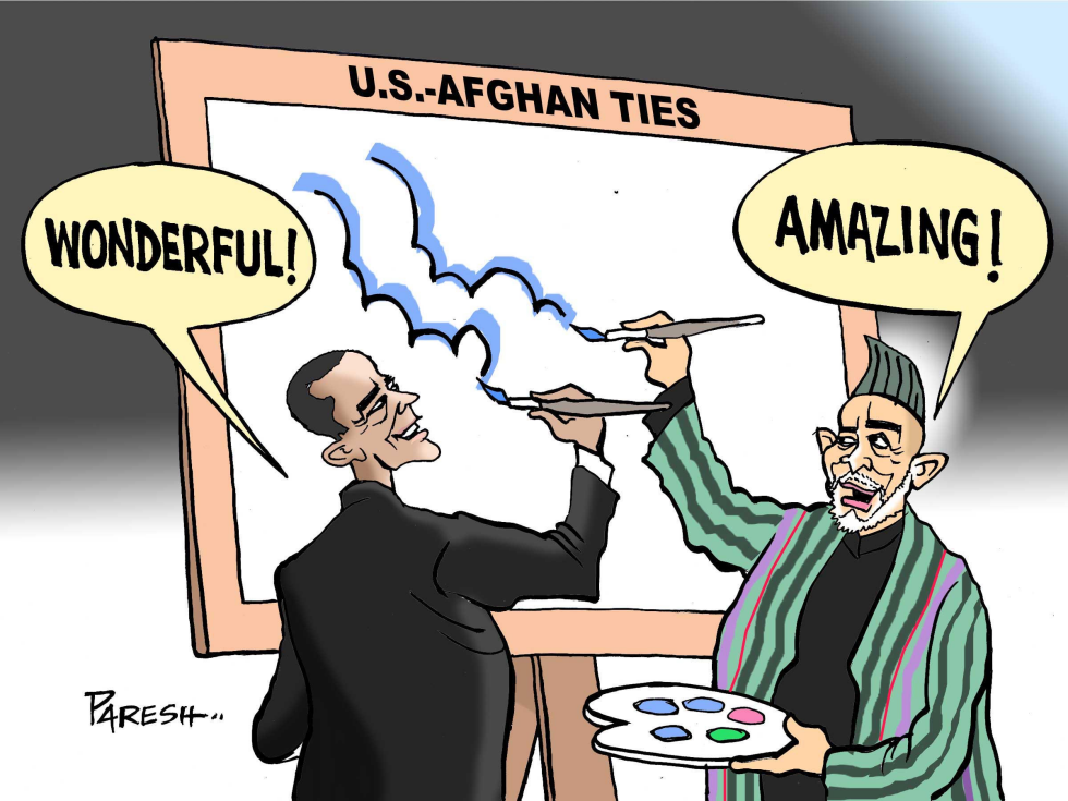  US-AFGHAN TIES by Paresh Nath