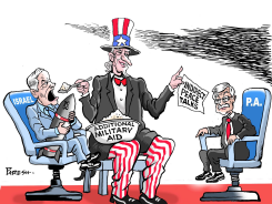 UNCLE SAM IN MIDEAST by Paresh Nath