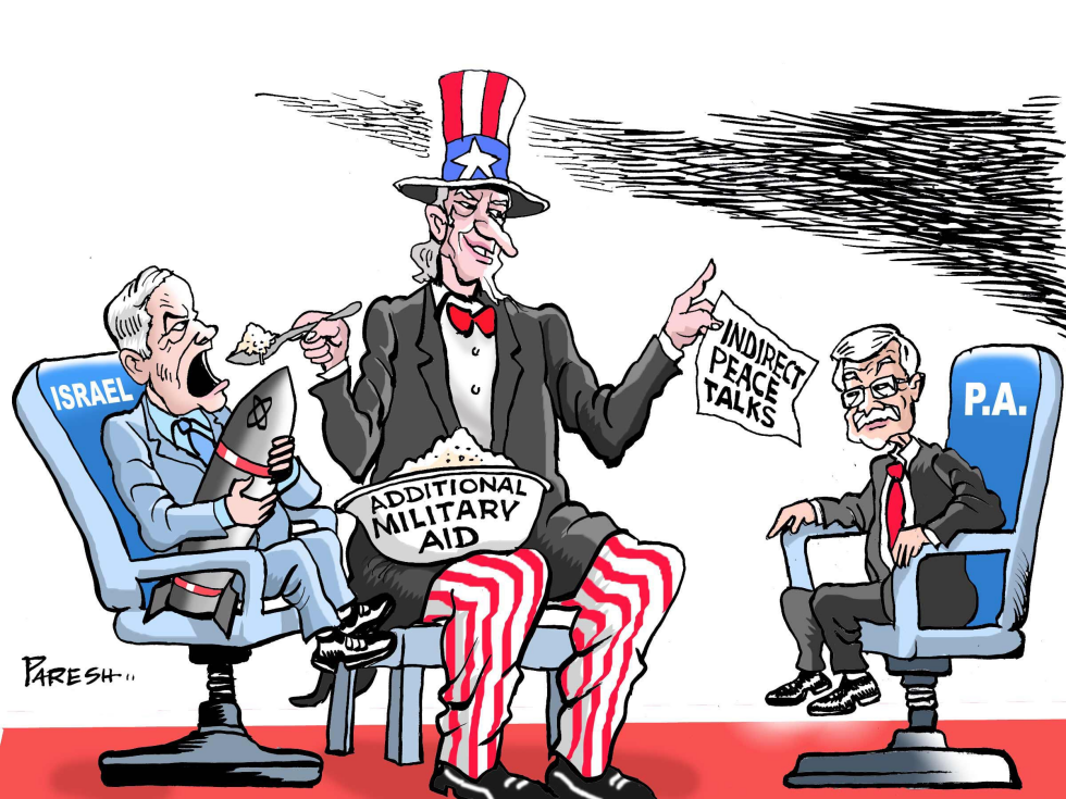  UNCLE SAM IN MIDEAST by Paresh Nath