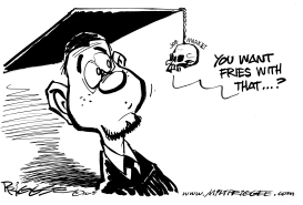 GRADS JOB MARKET by Milt Priggee