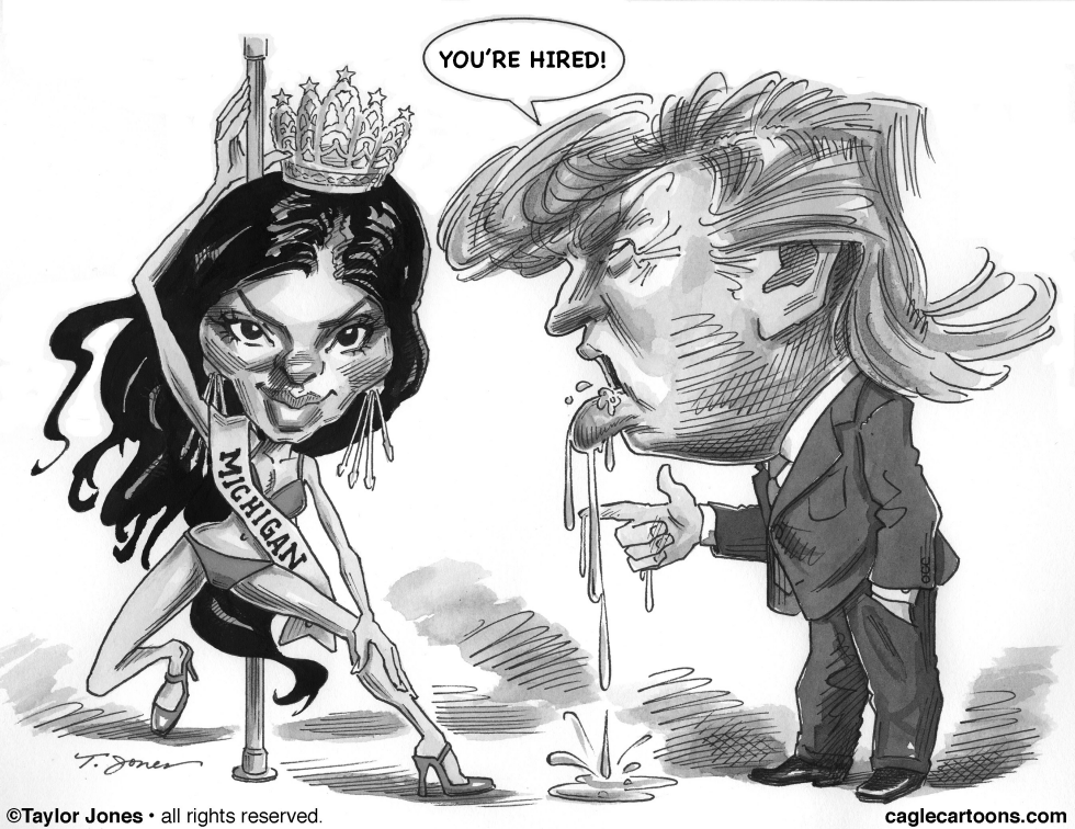  MISS USA AND DONALD TRUMP by Taylor Jones