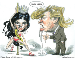 MISS USA AND DONALD TRUMP  by Taylor Jones