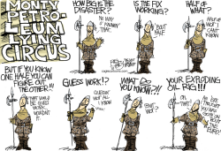 BP LYING CIRCUS by Pat Bagley