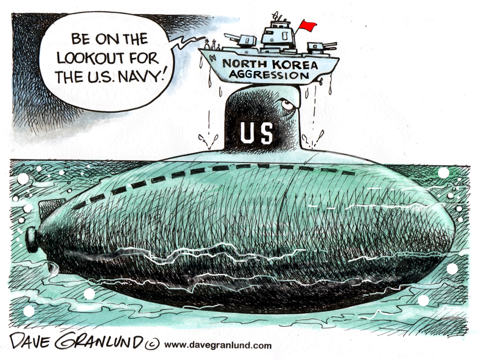  NORTH KOREA AGGRESSION by Dave Granlund