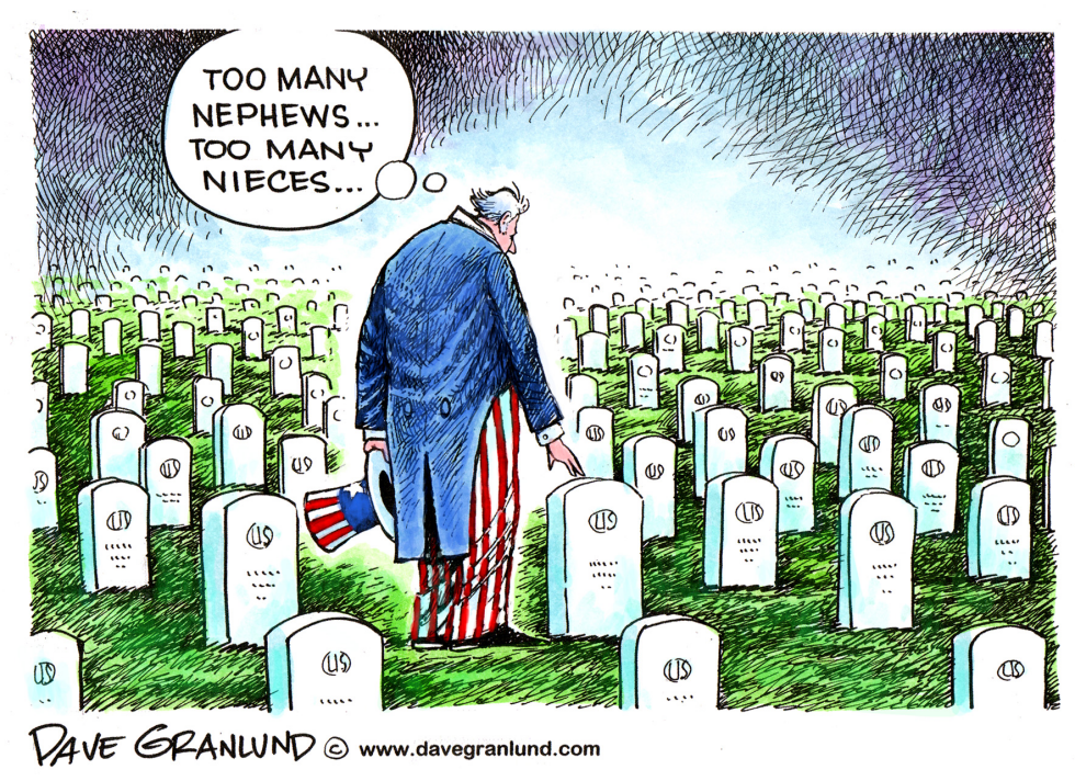  MEMORIAL DAY AND UNCLE SAM by Dave Granlund