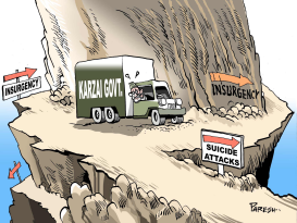 WAY FOR KARZAI GOVT by Paresh Nath