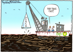 BP OIL SPILL by Bob Englehart