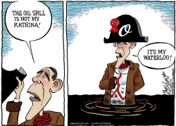 OBAMA IN THE GULF  by Bob Englehart