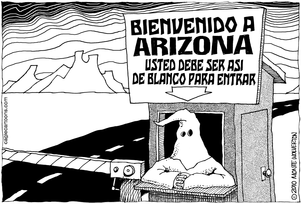  BIENVENIDO A ARIZONA by Daryl Cagle