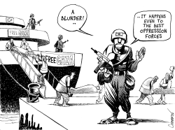 GAZA FLOTILLA ATTACKED by Patrick Chappatte