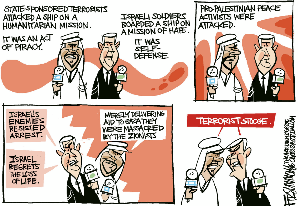  THE TRUTH IN THE MIDDLE EAST by David Fitzsimmons