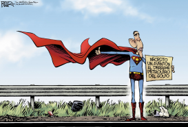 SUPEROBAMA  by Nate Beeler