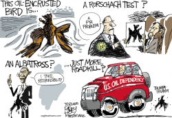 OILY BIRD  by Pat Bagley