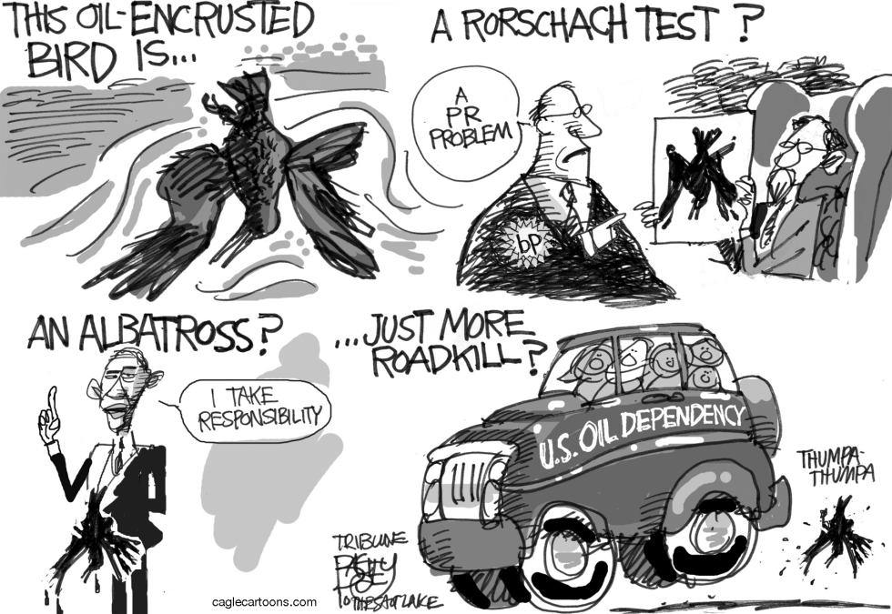  OILY BIRD by Pat Bagley