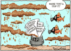 OIL SPILL by Bob Englehart