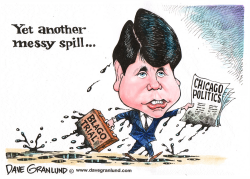 BLAGOJEVICH TRIAL by Dave Granlund