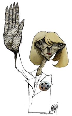 ARIZONA GOVERNOR JAN BREWER by Angel Boligan