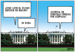 REPORTE DE OFERTAS DE EMPLEO DE LA CASA BLANCA  by RJ Matson