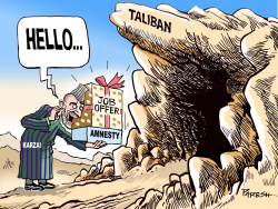 KARZAI OFFERS AMNESTY by Paresh Nath