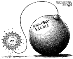 BOMBA DE TIEMPO ECOLOGICA by Adam Zyglis